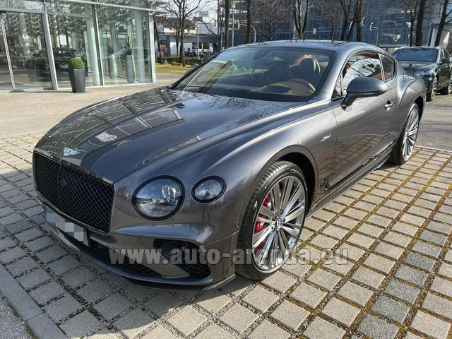 Rental Bentley Continental GTC V8 in Luxembourg City