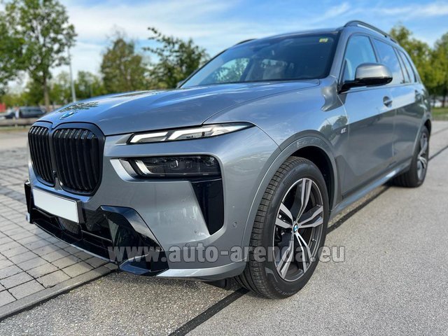 Rental BMW X7 40d XDrive High Executive M Sport (new model, 5+2 seats) in Luxembourg Findel Airport