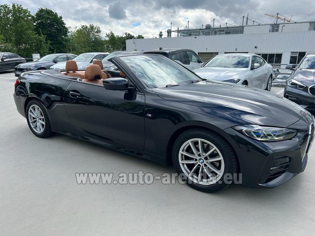 Rental BMW M420i xDrive Cabrio in Luxembourg Findel Airport