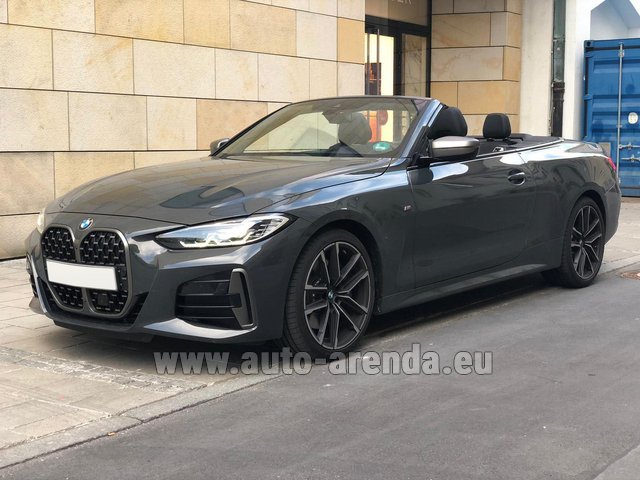 Rental BMW M440i xDrive Convertible in Luxembourg Findel Airport
