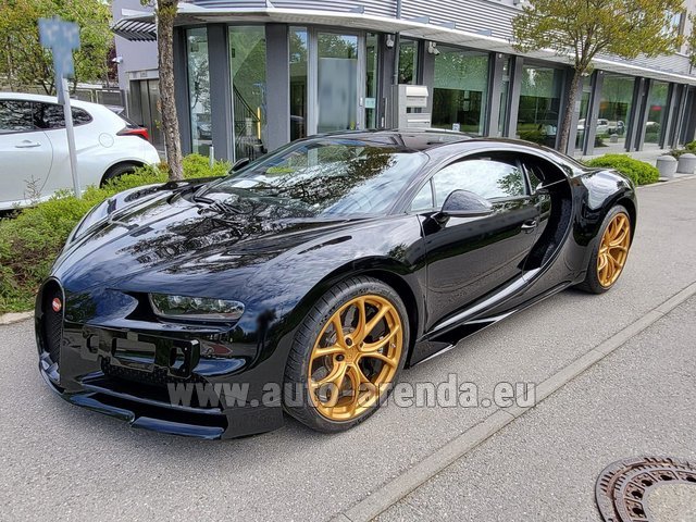 Rental Bugatti Chiron in Luxembourg City