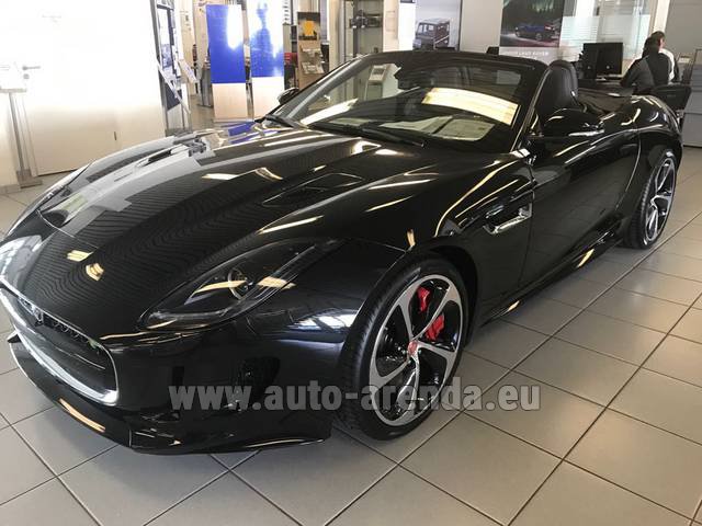 Rental Jaguar F-Type Cabrio R 5.0 AWD in Luxembourg Findel Airport