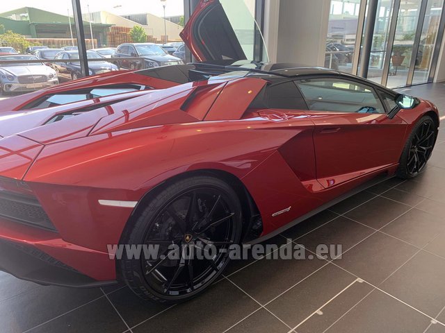Rent the Lamborghini Aventador LP700-4 RDS car in Luxembourg City