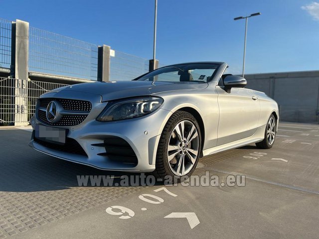 Rental Mercedes-Benz C-Class C 200 Cabriolet AMG Equipment in Luxembourg Findel Airport