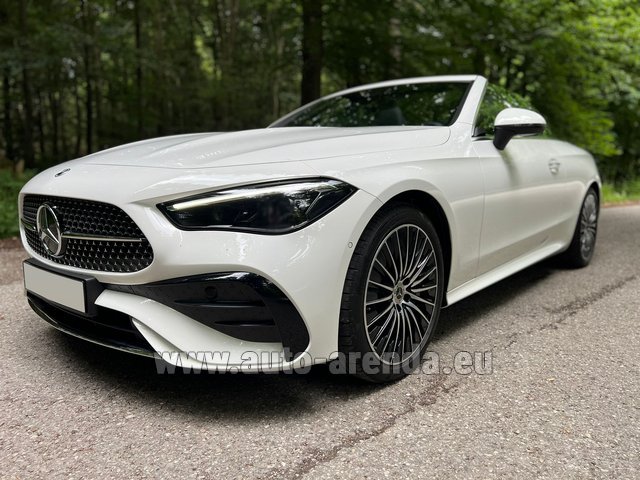 Rental Mercedes-Benz CLE 450 4MATIC Convertible AMG Equipment, 381 HP, 4 pax, Leather interior in Luxembourg Findel Airport