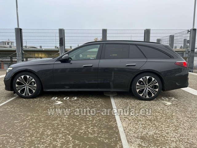 Rental Mercedes-Benz E 200 T-Model Estate AMG equipment in Luxembourg Findel Airport