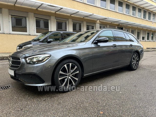 Rental Mercedes-Benz E220d 4MATIC AMG equipment in Luxembourg Findel Airport