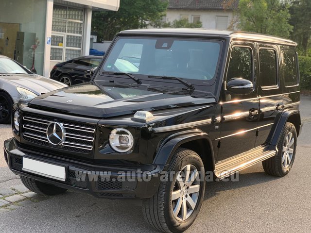 Rental Mercedes-Benz G-Class G500 Exclusive Edition in Luxembourg Findel Airport