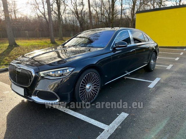 Rental Maybach S580 4Matic Lang (5 seats) in Luxembourg Findel Airport