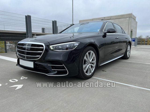 Rental Mercedes-Benz S-Class S400 Long 4Matic Diesel AMG equipment in Luxembourg Findel Airport