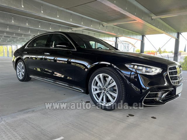 Rental Mercedes-Benz S-Class S400d 4Matic AMG equipment in Luxembourg Findel Airport