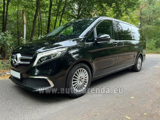 Rental Mercedes-Benz V-Class (Viano) V300d extra Long (1+7 pax) in Luxembourg City